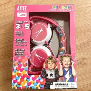 Altec Lansing Kid Safe Wired Headphones Ages 3-5 Built-in Volume